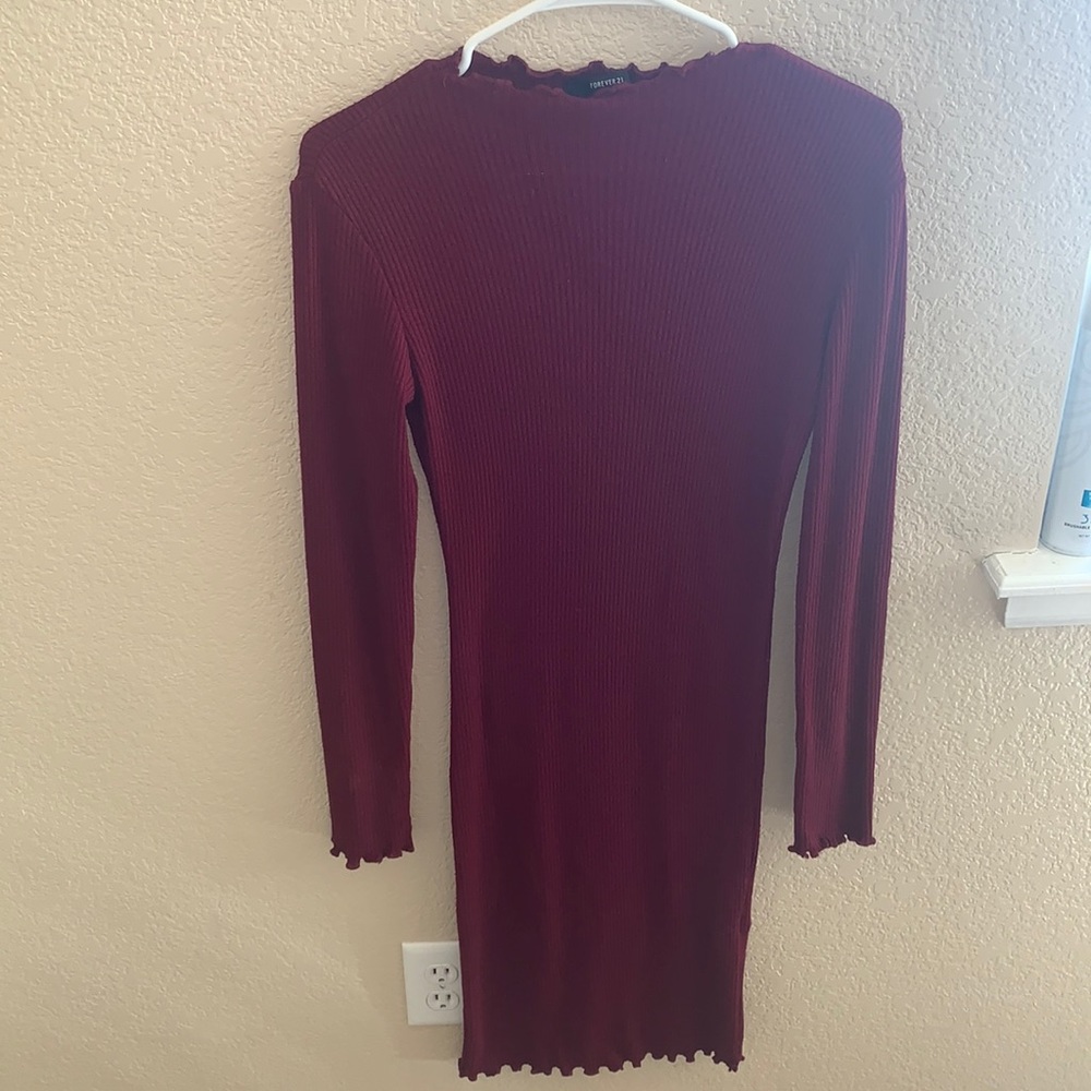 Garnet fitted dress!!
